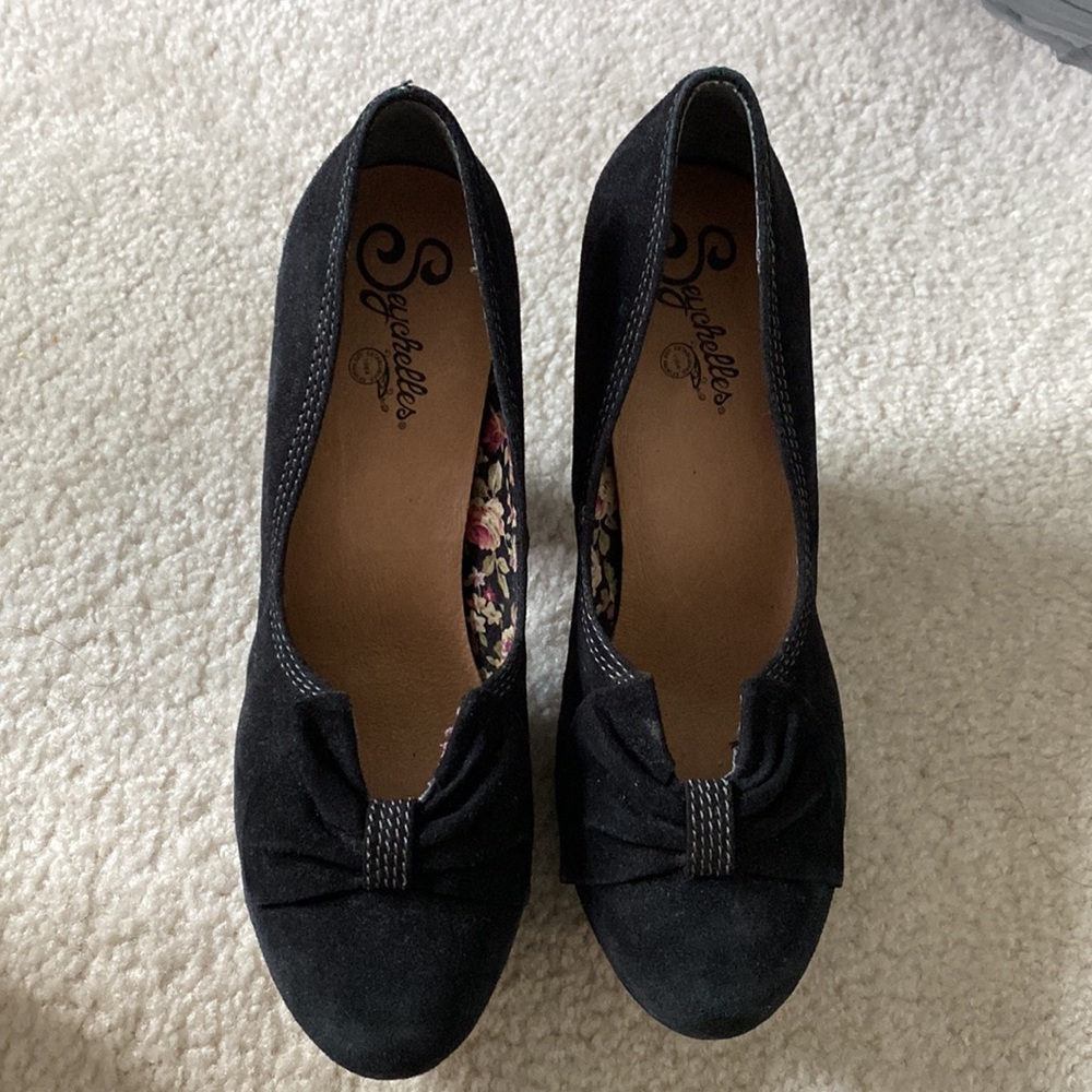 Seychelles suede platform heels
